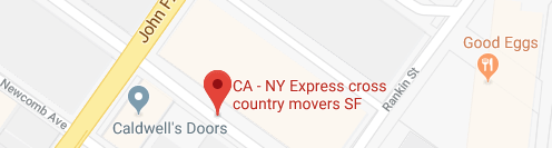 CA - NY Express Long Distance Movers San Francisco