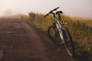 Bicycle on the side of the road