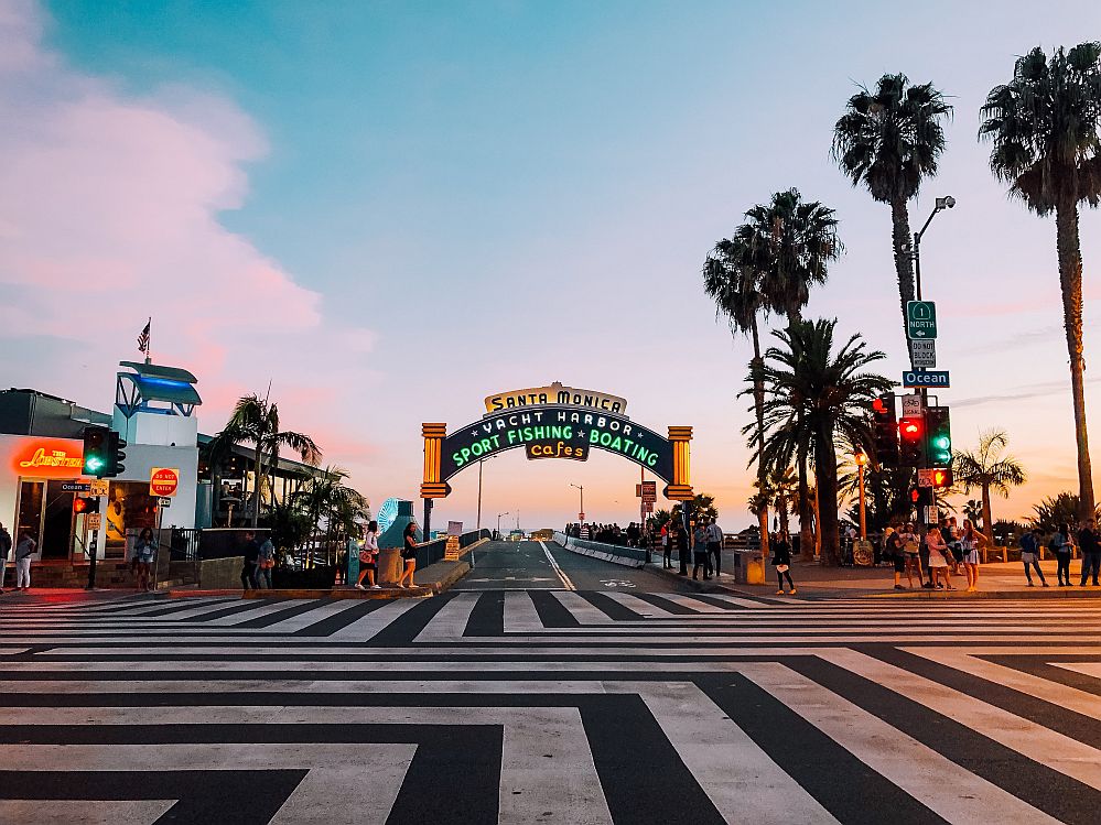 Santa Monica harbor