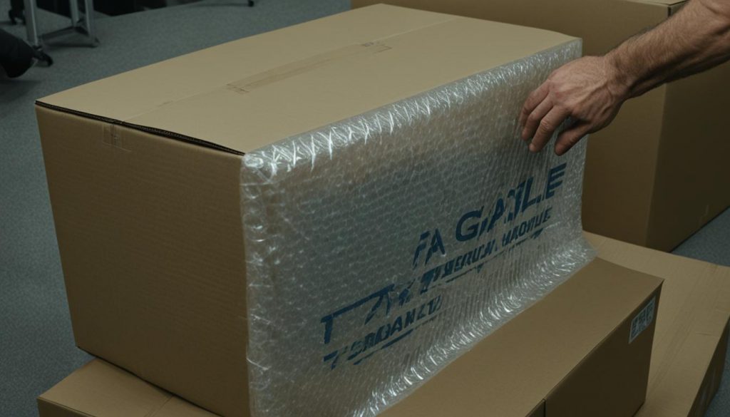 fragile moving box