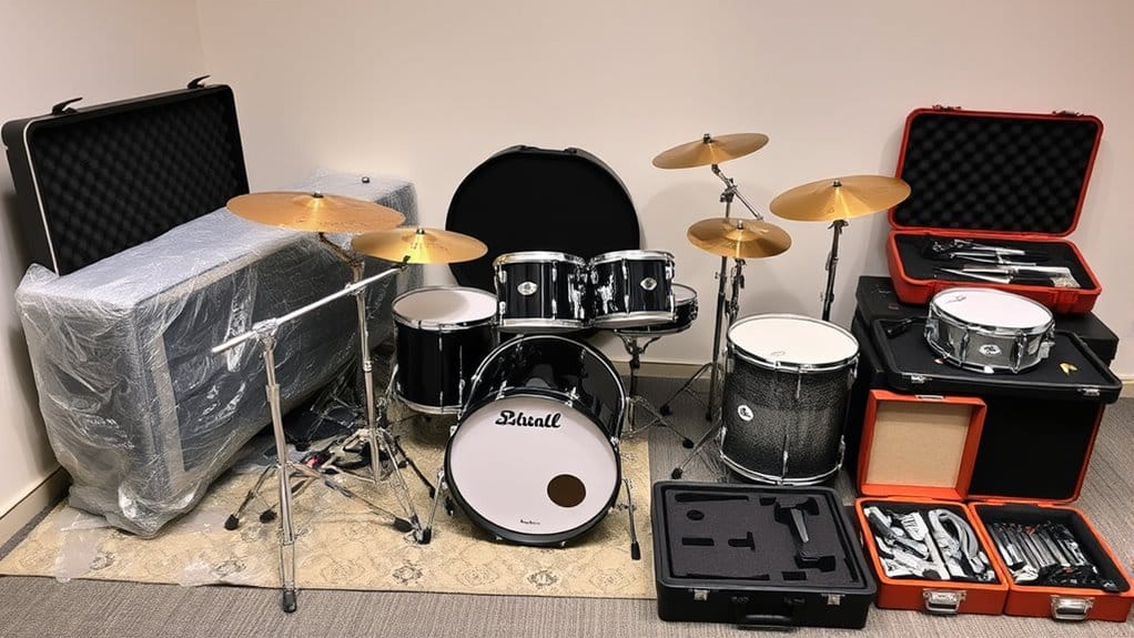 careful dismantling and packing