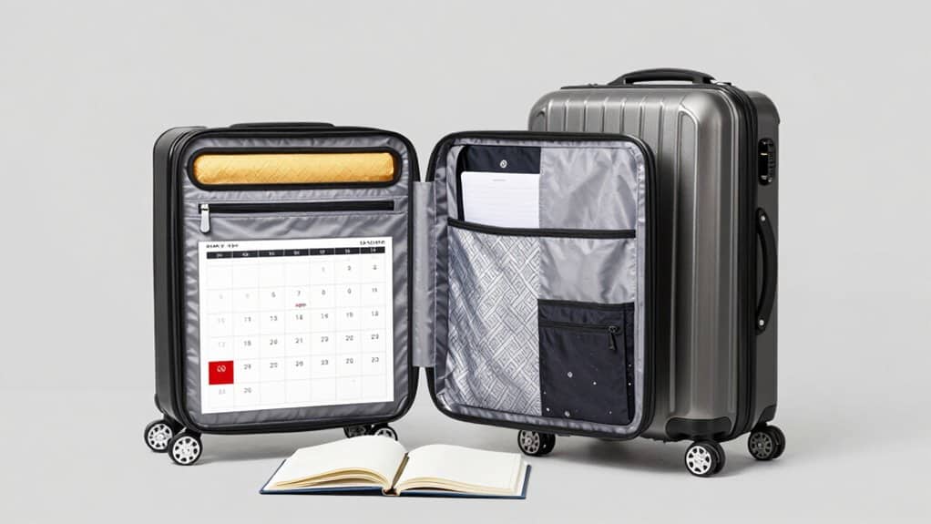 plan pack select navigate