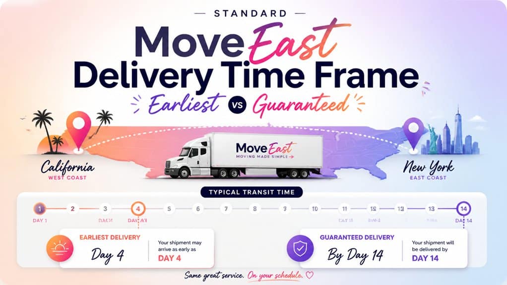 delivery timing and arrangements