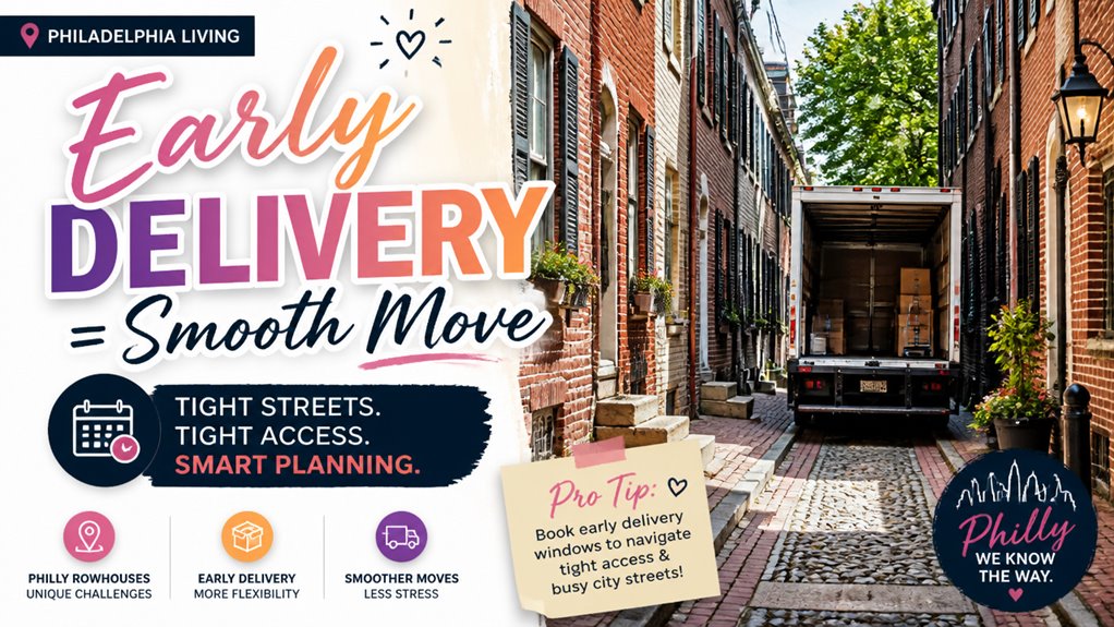 early planning for deliveries