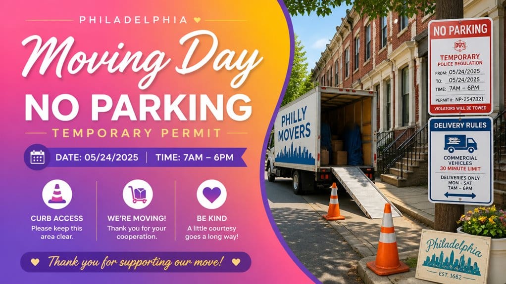 temporary no parking permit